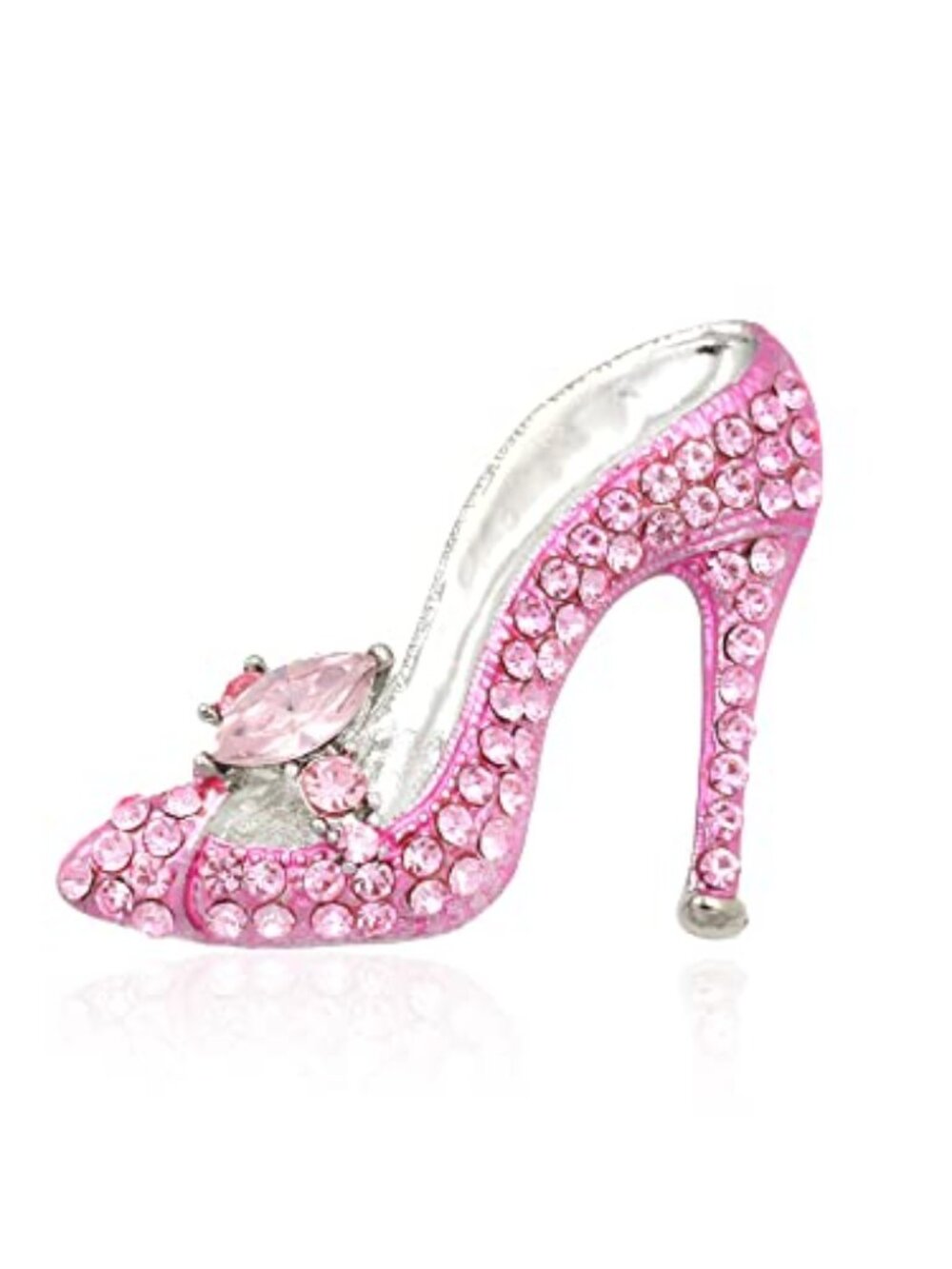 High Heel Brooch Ladies Crystal Rhinestone High Heel Princess Shoes Women